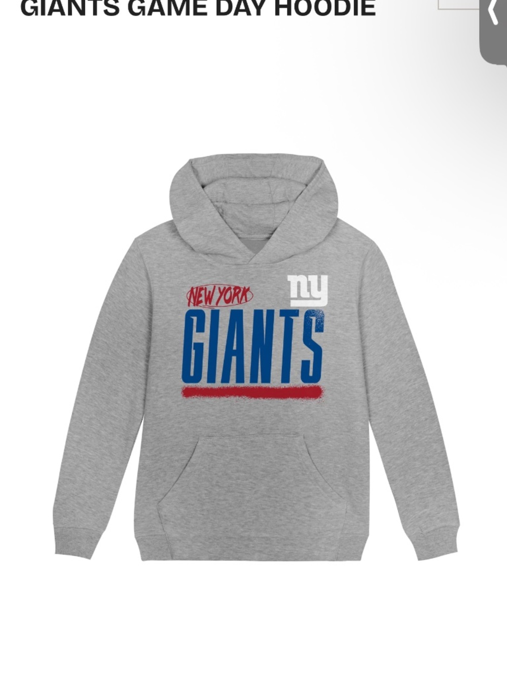 GIANTS GAME DAY HOODIE